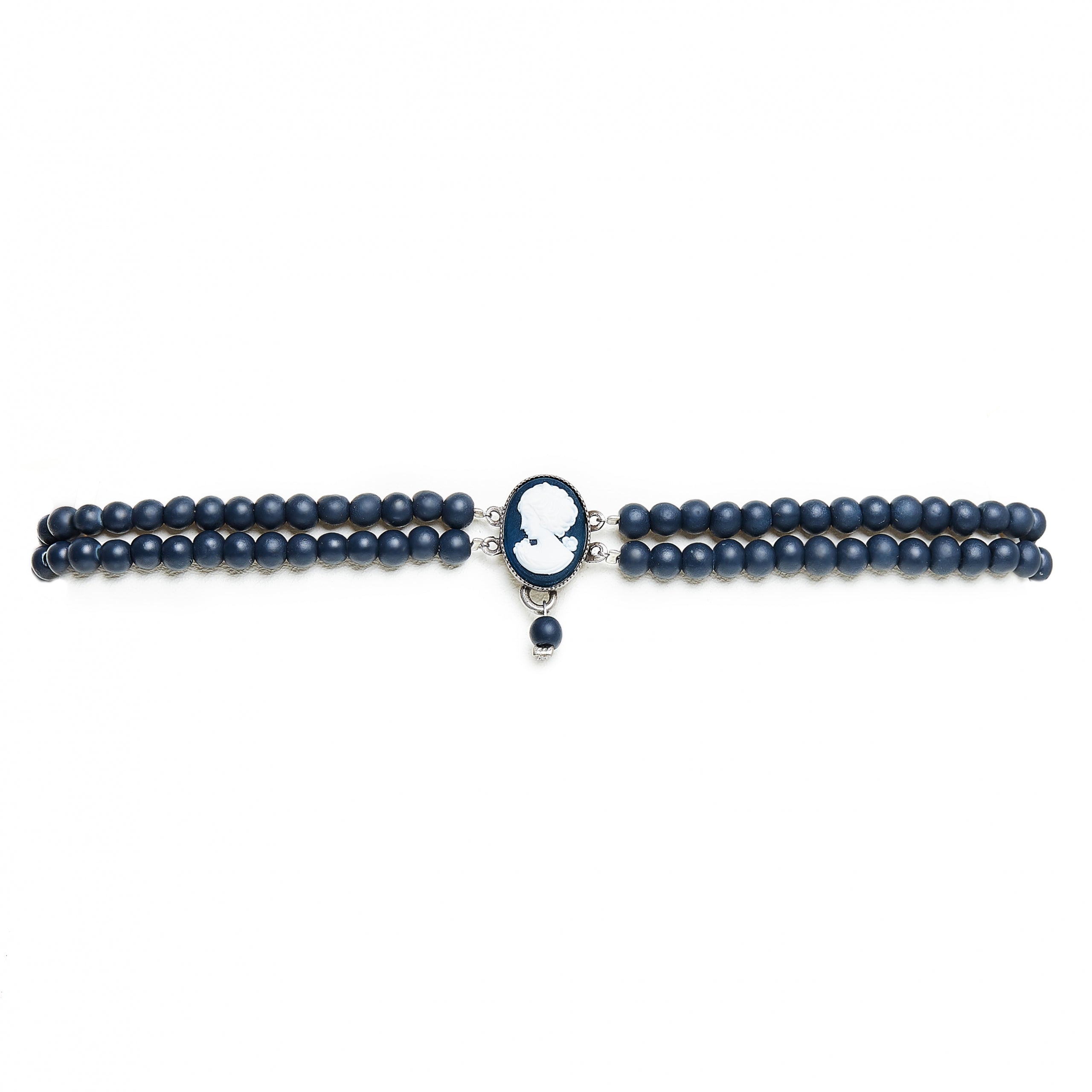 Seenberg, Trachtenschmuck, Trachtenkette, Trachtenkropfkette, Choker, Ohrringe, nude, Kristall, Perlen, Österreich