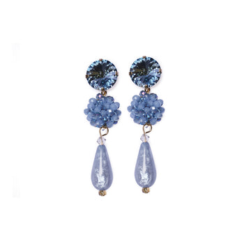 Ohrstecker Lina - Blau